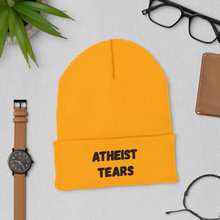 Load image into Gallery viewer, Atheist Tears Cuffed Beanie