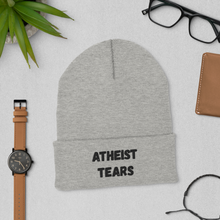 Load image into Gallery viewer, Atheist Tears Cuffed Beanie