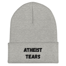 Load image into Gallery viewer, Atheist Tears Cuffed Beanie