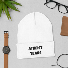 Load image into Gallery viewer, Atheist Tears Cuffed Beanie