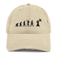 Load image into Gallery viewer, Man's Truth Vs. God's Truth Distressed Dad Hat
