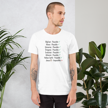 Load image into Gallery viewer, Logical. Plausible. Probable. Short-Sleeve Unisex T-Shirt