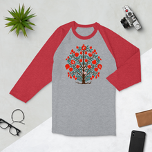 Load image into Gallery viewer, Tree of Knowledge 3/4 sleeve raglan shirt