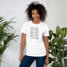 Load image into Gallery viewer, Logical. Plausible. Probable. Short-Sleeve Unisex T-Shirt