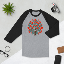 Load image into Gallery viewer, Tree of Knowledge 3/4 sleeve raglan shirt