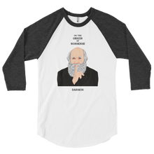 Load image into Gallery viewer, Origin of Nonsense 3/4 sleeve raglan shirt