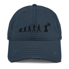 Load image into Gallery viewer, Man's Truth Vs. God's Truth Distressed Dad Hat