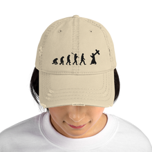 Load image into Gallery viewer, Man's Truth Vs. God's Truth Distressed Dad Hat