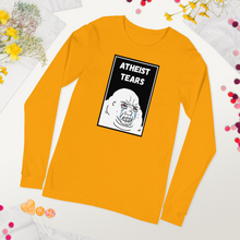 Load image into Gallery viewer, Atheist Tears Unisex Long Sleeve Tee