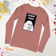 Load image into Gallery viewer, Atheist Tears Unisex Long Sleeve Tee