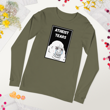 Load image into Gallery viewer, Atheist Tears Unisex Long Sleeve Tee
