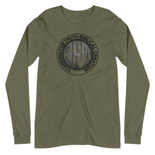 Load image into Gallery viewer, Standing for Truth Emblem Unisex Long Sleeve Tee
