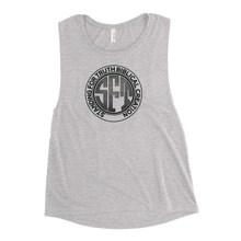 Load image into Gallery viewer, Standing for Truth Emblem Ladies’ Muscle Tank