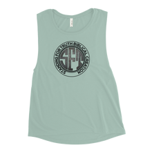 Load image into Gallery viewer, Standing for Truth Emblem Ladies’ Muscle Tank