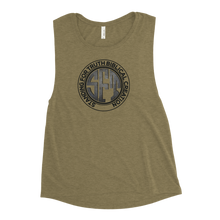 Load image into Gallery viewer, Standing for Truth Emblem Ladies’ Muscle Tank