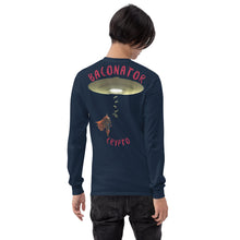 Load image into Gallery viewer, Men’s Long Sleeve Baconator Shirt - Image on Back
