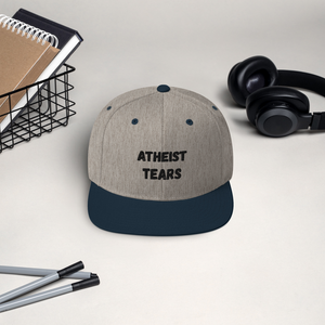 Atheist Tears Snapback Hat