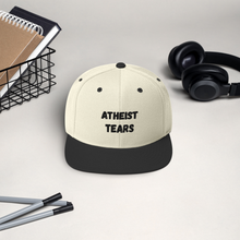 Load image into Gallery viewer, Atheist Tears Snapback Hat
