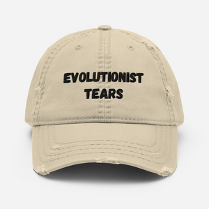 Evolutionist Tears Distressed Dad Hat