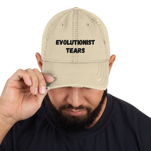 Evolutionist Tears Distressed Dad Hat