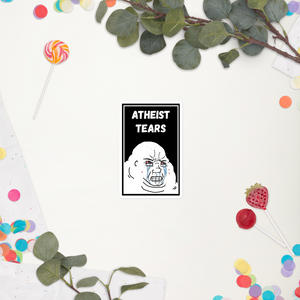 Atheist Tears Bubble-free stickers