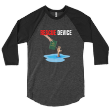 Load image into Gallery viewer, Rescue Device 3/4 sleeve raglan shirt

