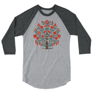 Tree of Knowledge 3/4 sleeve raglan shirt
