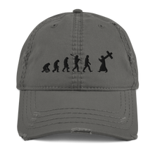 Load image into Gallery viewer, Man&#39;s Truth Vs. God&#39;s Truth Distressed Dad Hat
