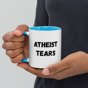 Atheist Tears Mug with Color Inside