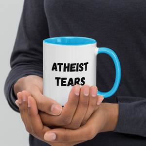 Atheist Tears Mug with Color Inside