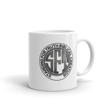 Load image into Gallery viewer, Standing for Truth Emblem White glossy mug
