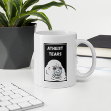 Load image into Gallery viewer, Atheist Tears White glossy mug
